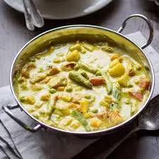 Delicious Veg Korma at Indian Chef Executive Takeout in Edmonton